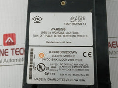 Ic660Bbd023 16-circuit Discrete Dc Source I/O Block Module Ge Fanuc 24Vdc