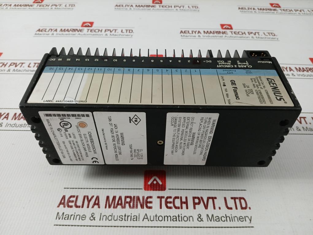 Ic660Bbd023 16-circuit Discrete Dc Source I/O Block Module Ge Fanuc 24Vdc
