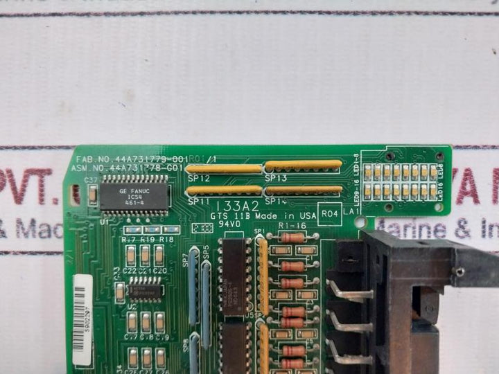 Ge Fanuc 44A731778-g01 16-point Input Module Pcb Card Ic693Mdl645 94V-0 24Vdc