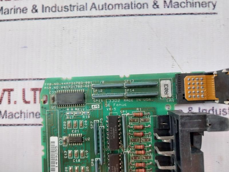 Ge Fanuc 44A731782-g01 16-point Input Module Pcb Card Ic693Mdl656 24Vdc R03