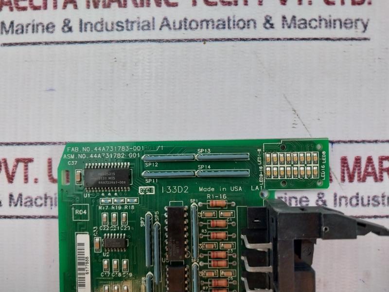 Ge Fanuc 44A731782-g01 16-point Input Module Pcb Card Ic693Mdl656 24Vdc R04