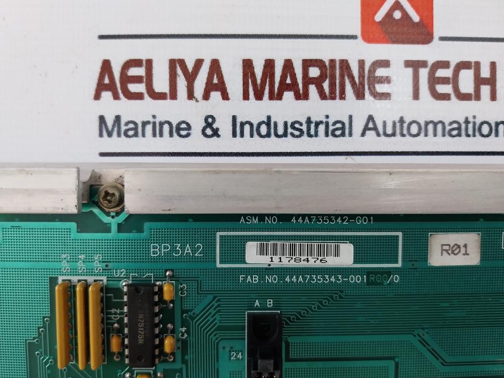 Ge Fanuc 44A735342-g01 11-slot Pcb Backpanel 44A735343-001 R00/0