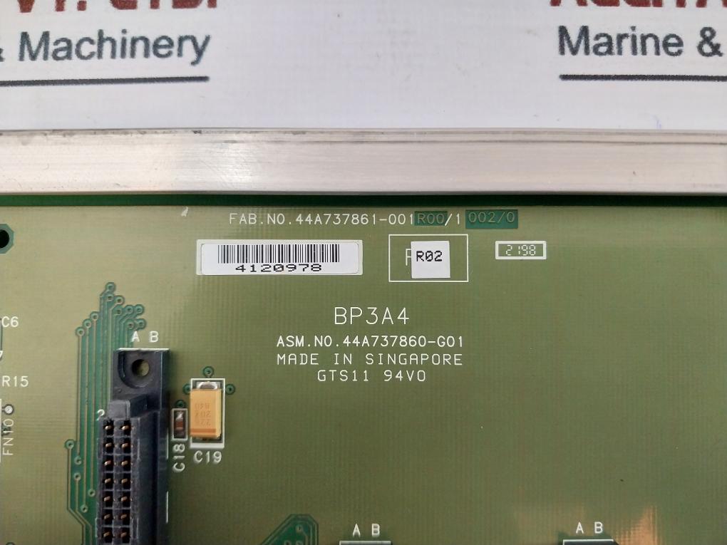 Ge Fanuc 44A737860-g01 11-slot Circuit Base Board