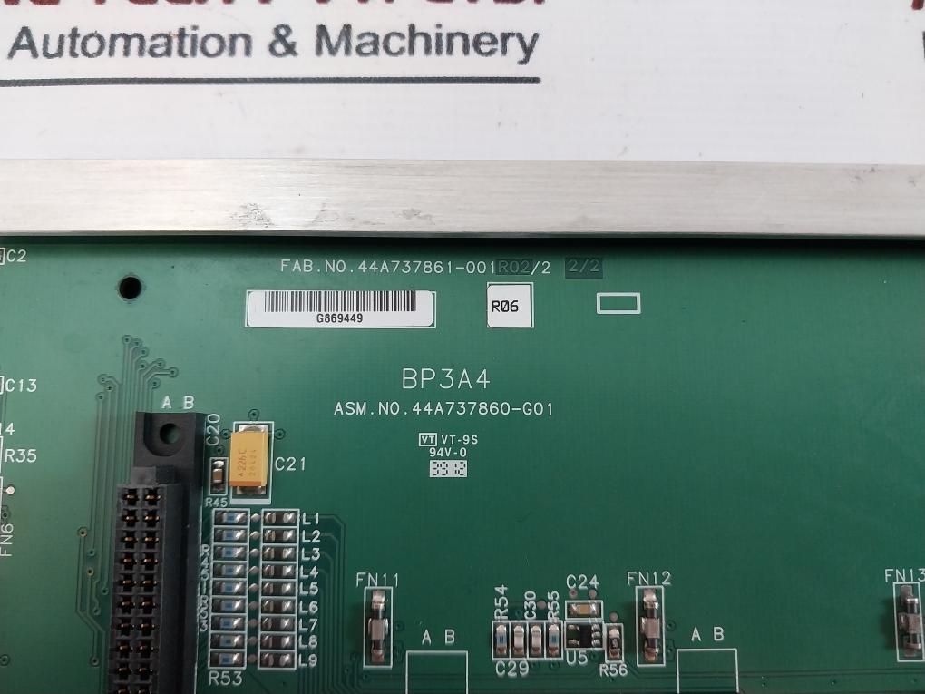 Ge Fanuc 44A737860-g01 11-slot Circuit Base Board 94V