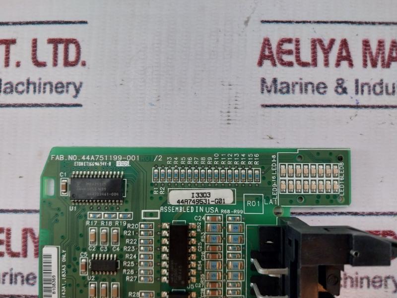 Ge Fanuc 44A751199-001 16-point Input Module Pcb Card Ic693Mdl646 24Vdc