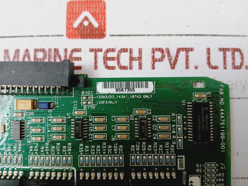 Ge Fanuc 44A751199-001 Pcb For Plc 24Vdc 16 Point Input Module Ic693Mdl646