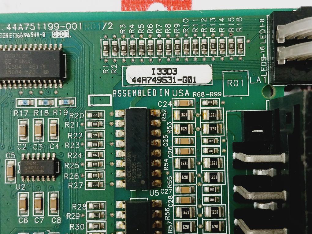 Ge Fanuc 44A751199-001 Pcb For Plc Pos/Neg Logic Input Module 44A749531-g01