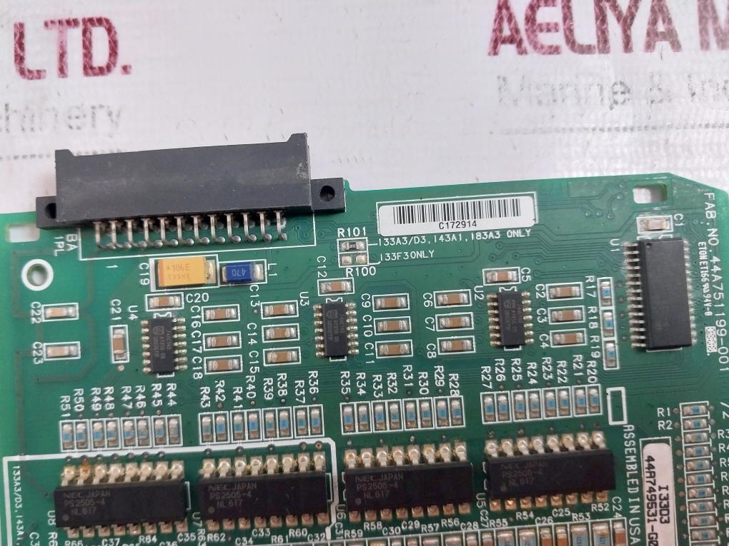 Ge Fanuc 44A751199-001 Pcb For Plc 16 Points Input Module 94V-0