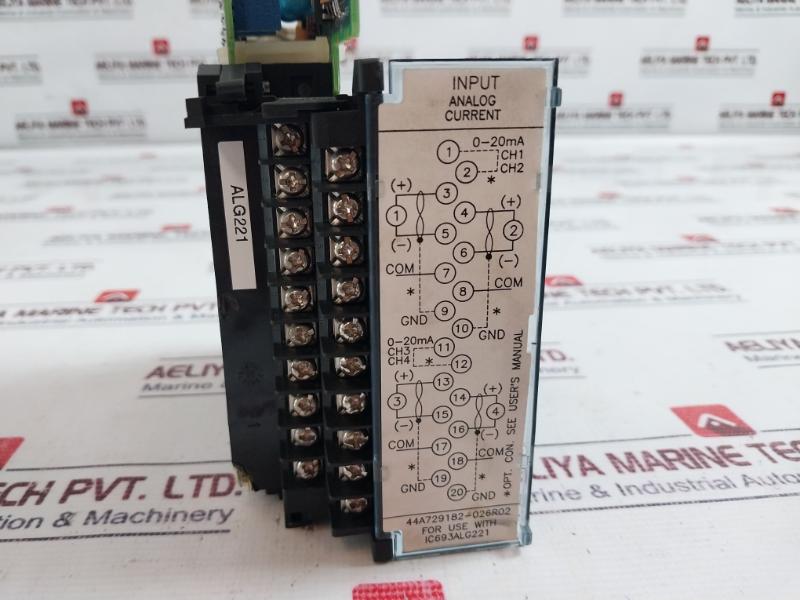 Ge Fanuc Alg221 Input Analog Current Module