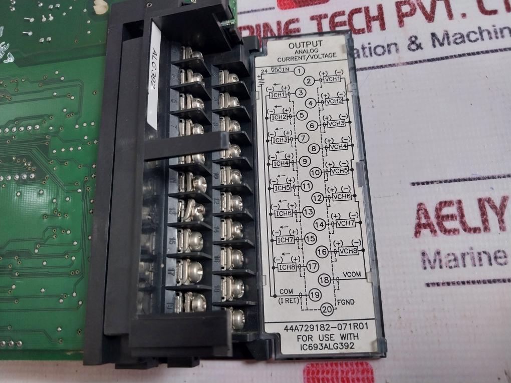 Ge Fanuc Alg392 Output Analog Current/voltage Module 24 Vdc