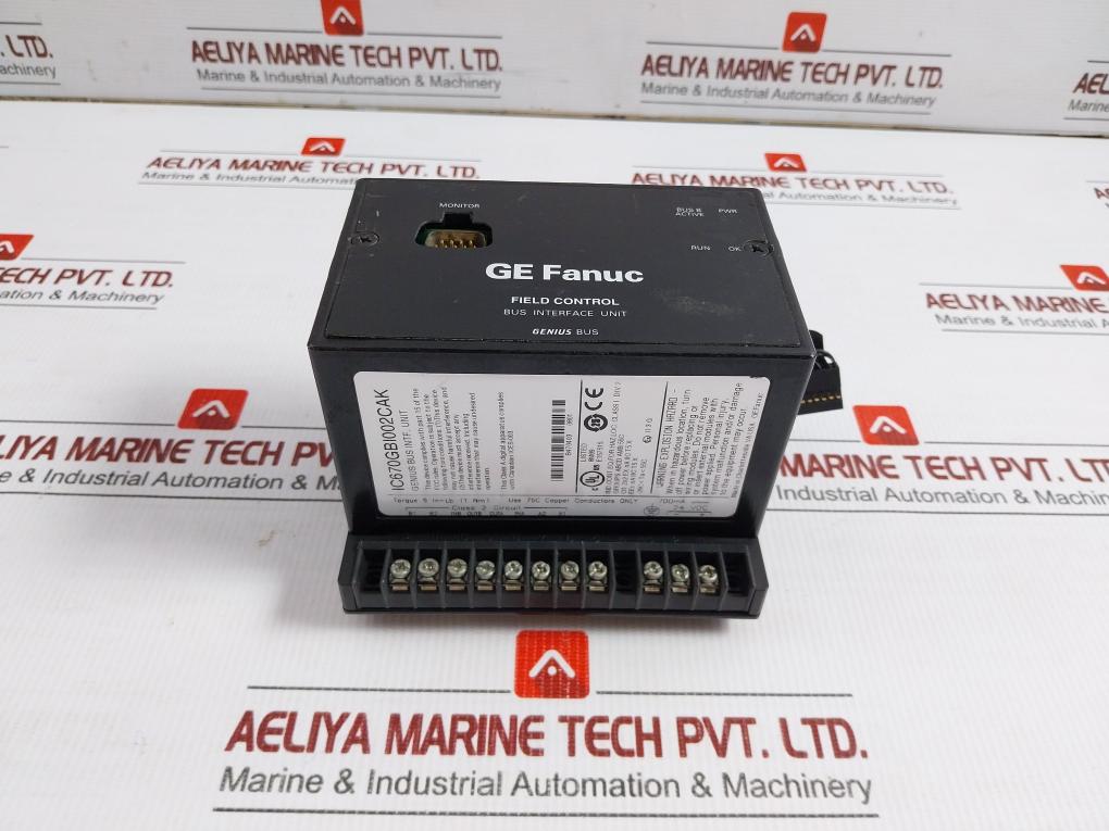 Ge Fanuc Bus Interface Unit 24Vdc 700Ma Ic670Gbi002Cak