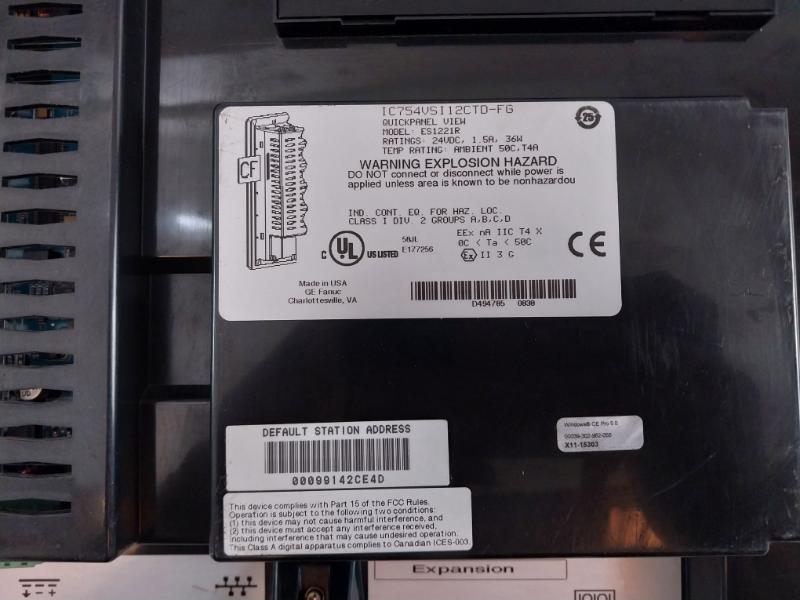 Ge Fanuc Es1221R Operator Interface Terminal Cold Backlight Cathode