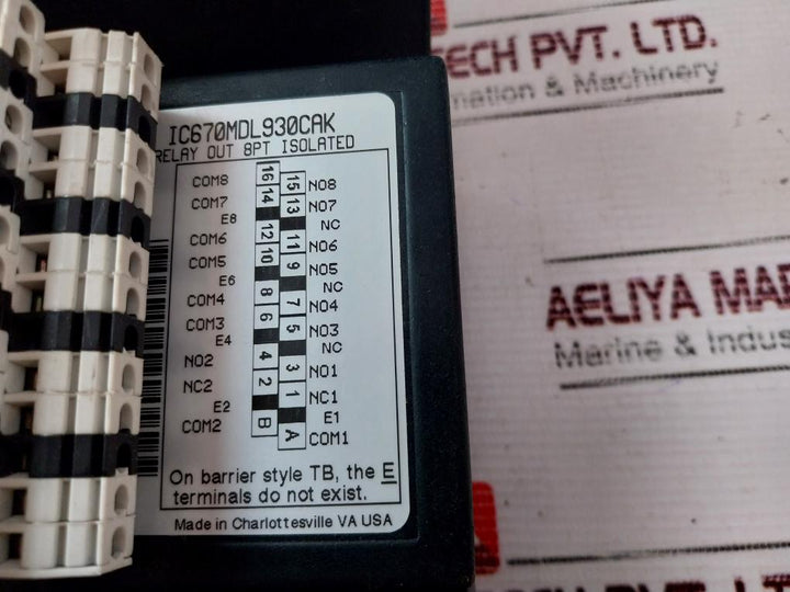 Ge Fanuc Field Control Ic670Gbi002Jca1 Bus Interface Unit 50-60Hz