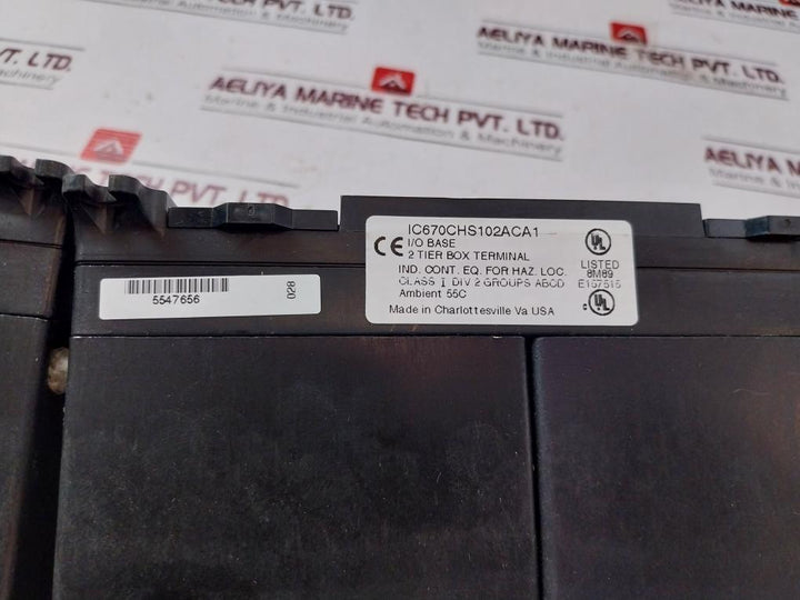 Ge Fanuc Field Control Ic670Gbi002Jca1 Bus Interface Unit 50-60Hz