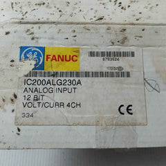 Ge Fanuc Ic200Alg230A Analog Input Module 12 Bit E157515 4Ch 60C