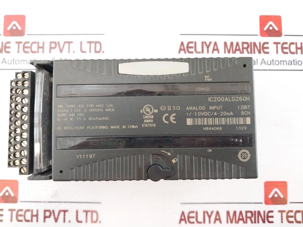 Ge Fanuc Ic200Alg260H Analog Input Module E157515 V11197