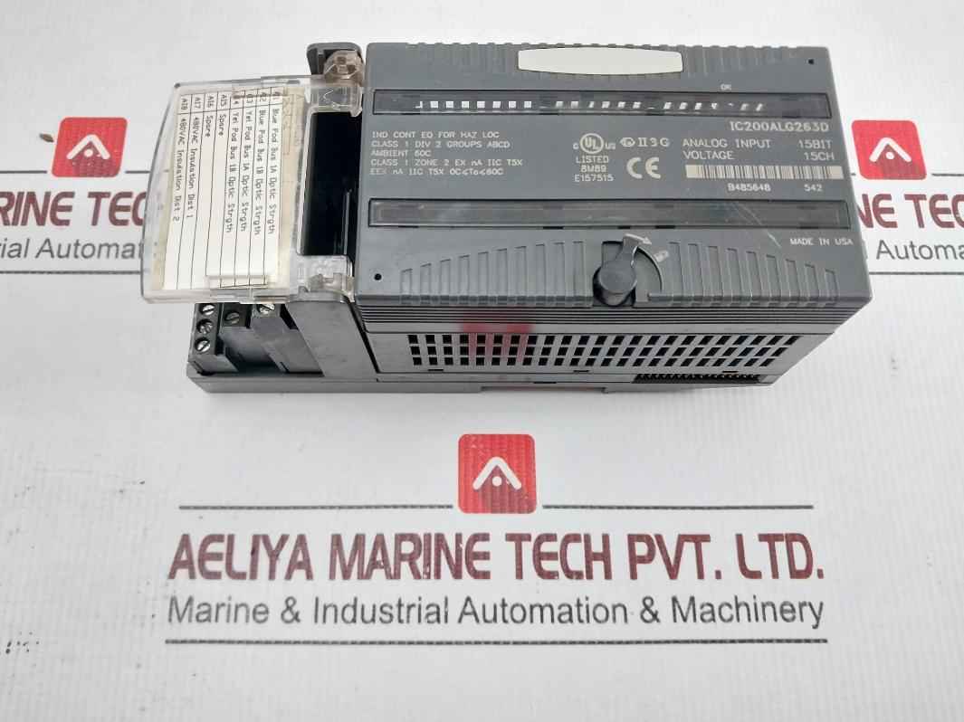 Ge Fanuc Ic200Alg263D Analog Input Module 15 Bit Ic200Acc742