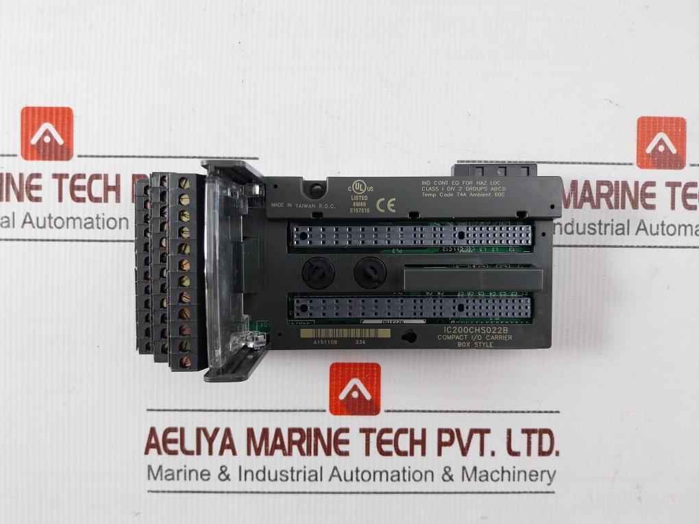 Ge Fanuc Ic200Chs022B Compact I/O Carrier With Box-style Terminals 300V 10A