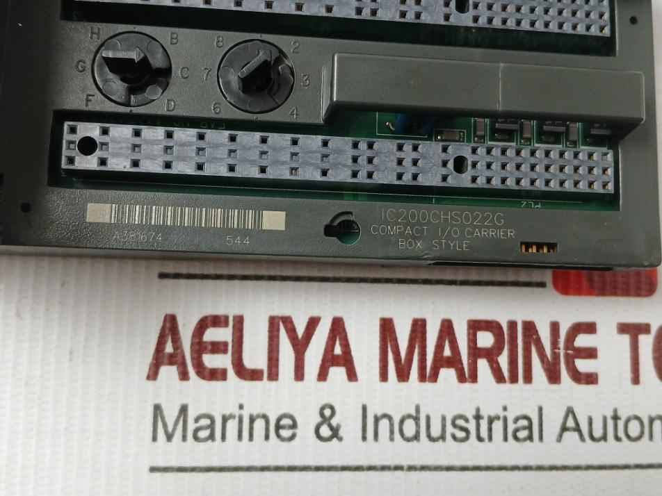 Ge Fanuc Ic200Chs022G Compact I/O Carrier Box Style E157515
