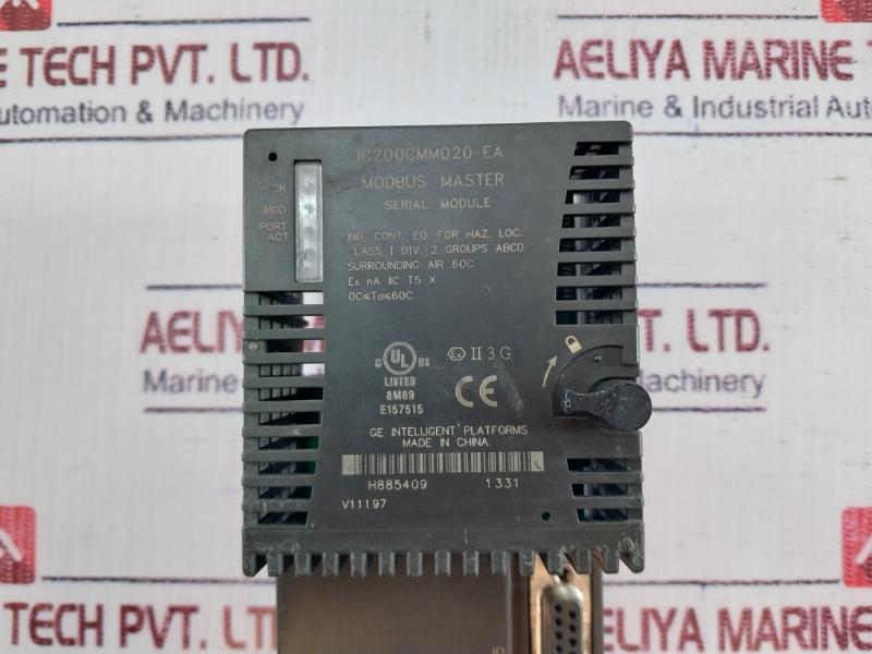 Ge Fanuc Ic200Cmm020-ea Modbus Master Serial Module Class I Div 2