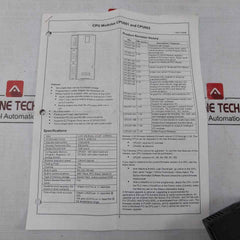 Ge Fanuc Ic200Cpu001-ce Cpu Module Cpu001-ce Rs-232 Rs-485 2.63" X 5.04"