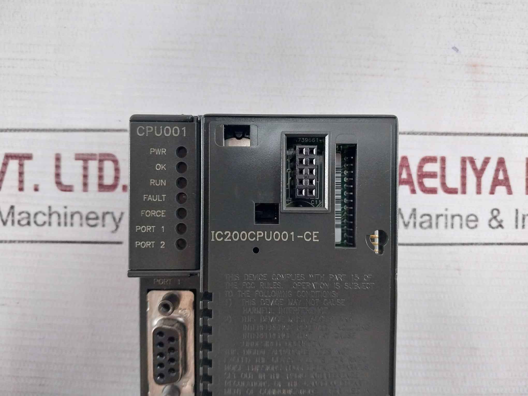 Ge Fanuc Ic200Cpu001-ce Cpu Module Cpu001-ce Rs-232 Rs-485 2.63" X 5.04"