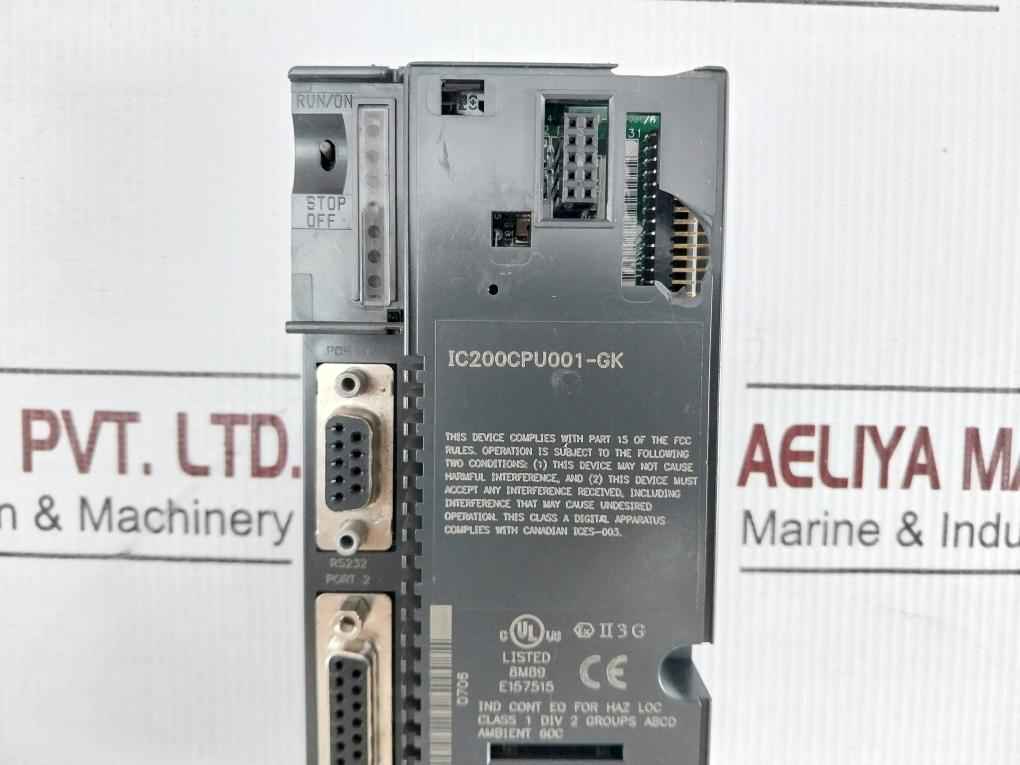 Ge Fanuc Ic200Cpu001-gk Cpu Module E157515 (Not Working)