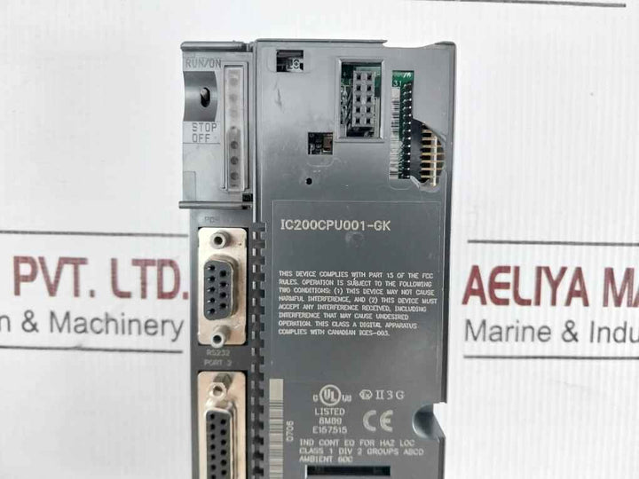 Ge Fanuc Ic200Cpu001-gk Cpu Module E157515 (Not Working)