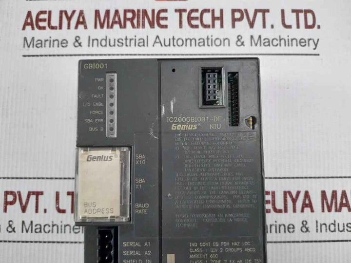 Ge Fanuc Ic200Gbi001-df Versamax Plc Genius Network Interface Unit Module