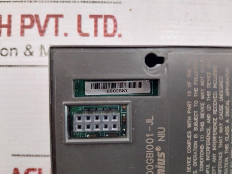 Ge Fanuc Ic200Gbi001-jl Genius Network Interface Unit V1.1197 44A739913-001R02