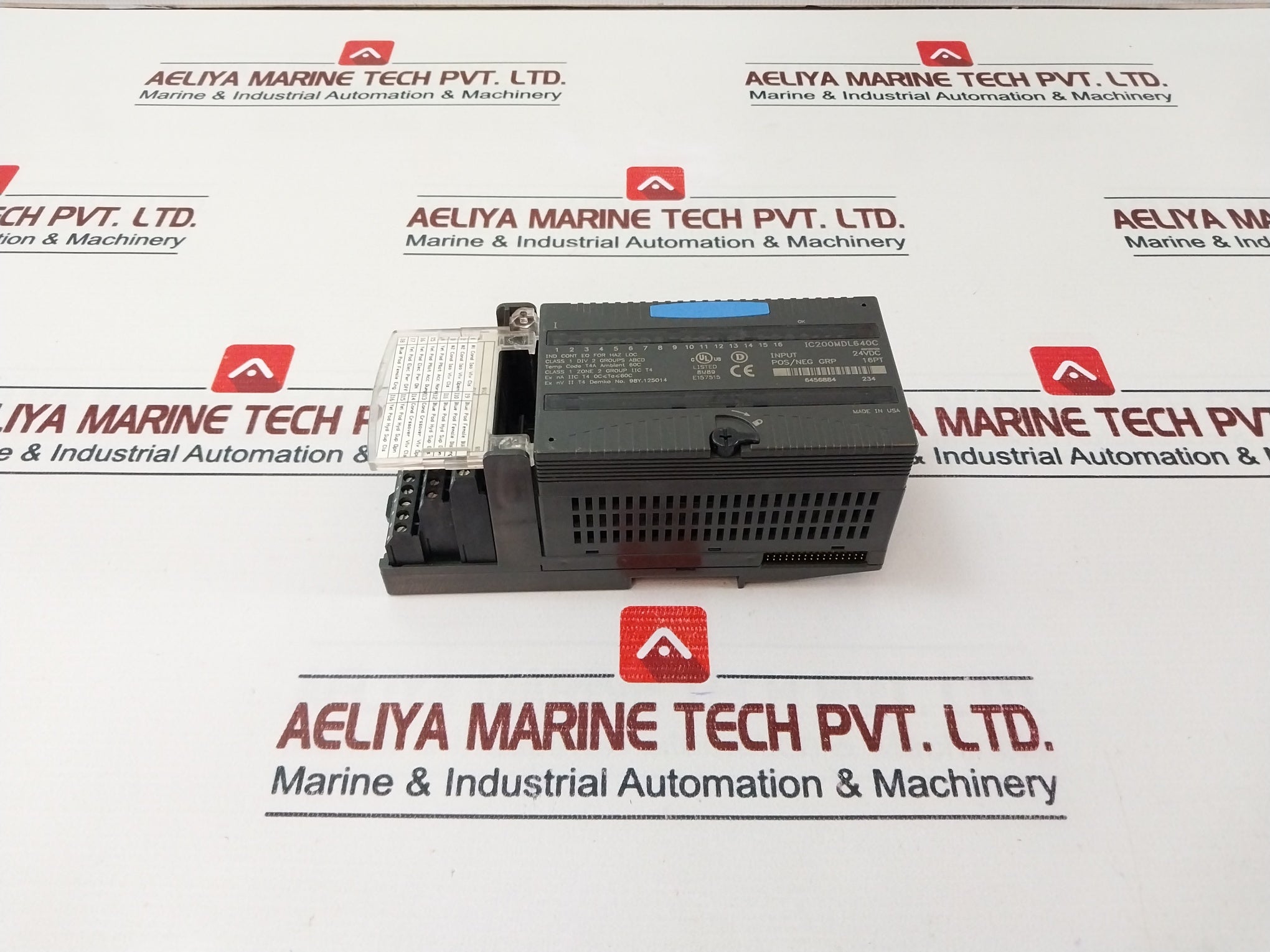Ge Fanuc Ic200Mdl640C Input Module 24Vdc