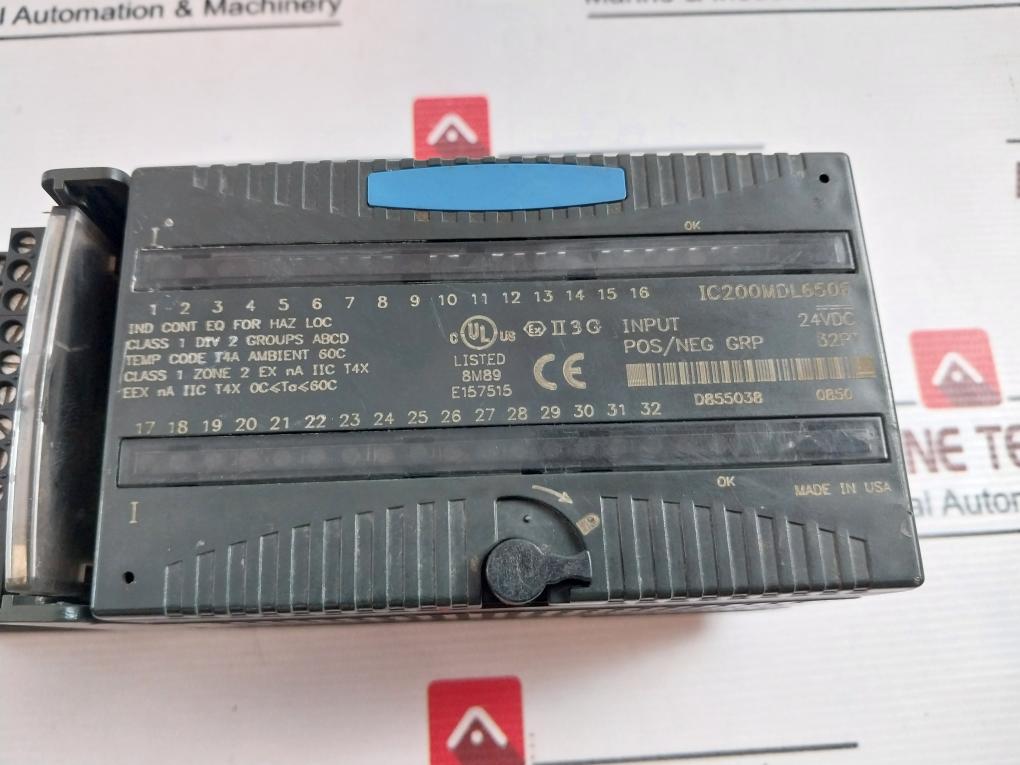 Ge Fanuc Ic200Mdl650F Input Module 24Vdc 32Pt