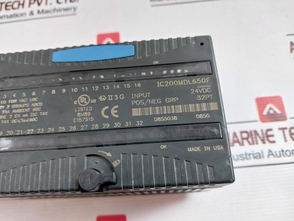 Ge Fanuc Ic200Mdl650F Input Module 24Vdc 32Pt