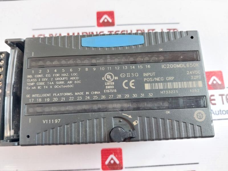 Ge Fanuc Ic200Mdl650K Pos/Neg Grp 32Pt Input Module 24Vdc