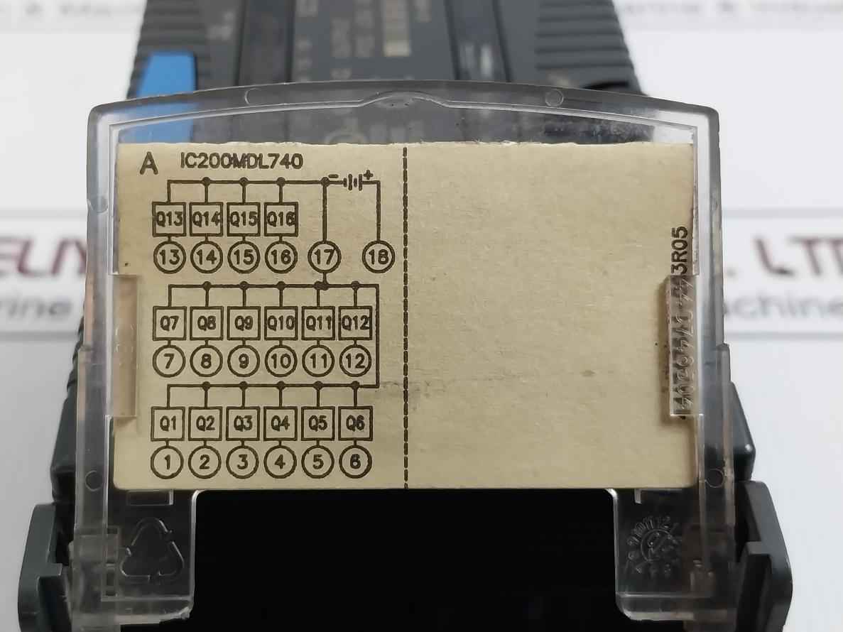 Ge Fanuc Ic200mdl740e Output Module 12/24vdc-0.5a-16pt