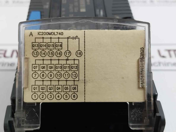 Ge Fanuc Ic200mdl740e Output Module 12/24vdc-0.5a-16pt