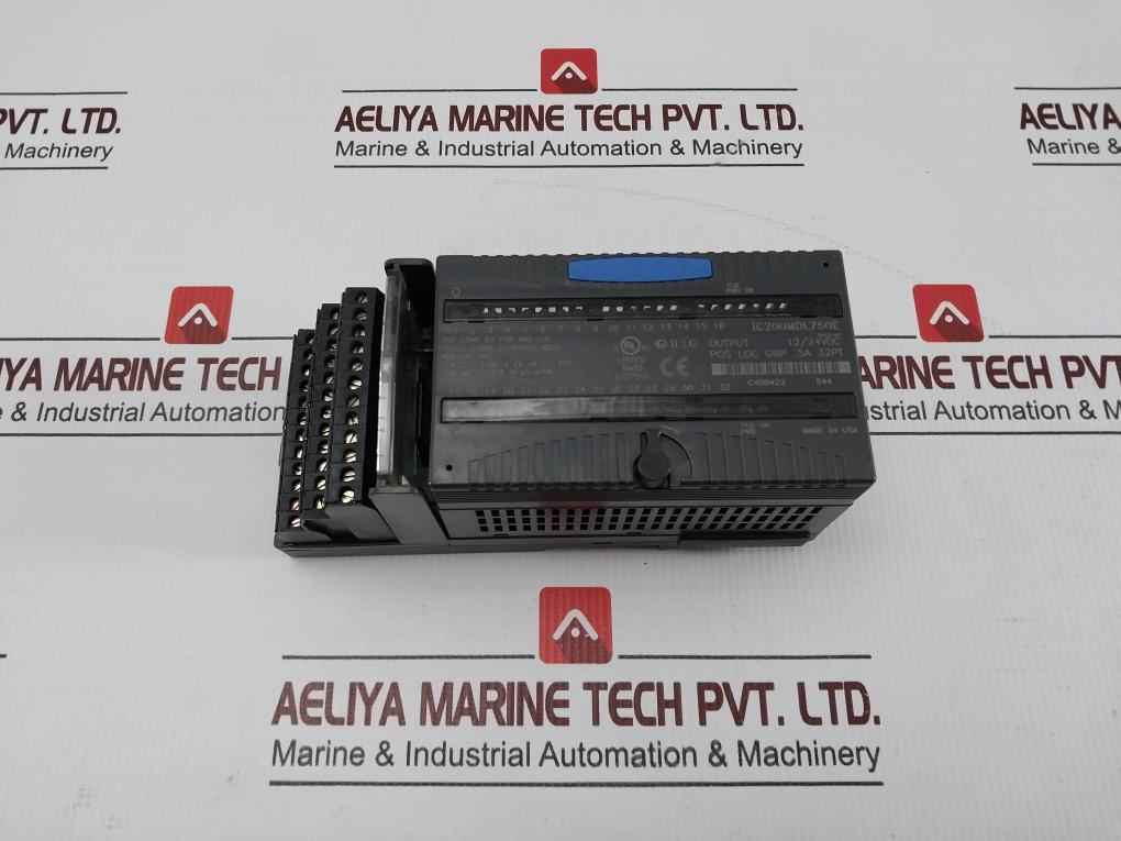 Ge Fanuc Ic200mdl750e Output Module 12/24 Vdc/22-14awg