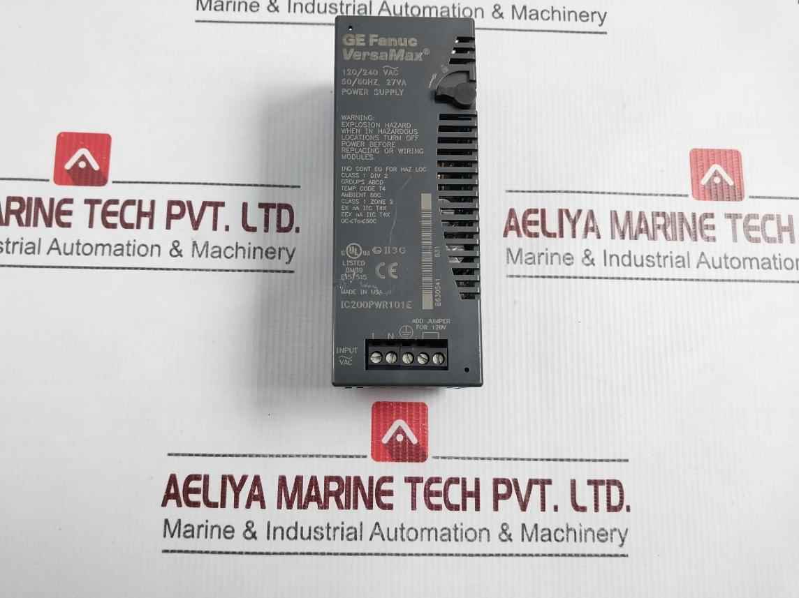 Ge Fanuc Ic200pwr101e Plc Power Supply 120/240 Vac 50/60hz 27va