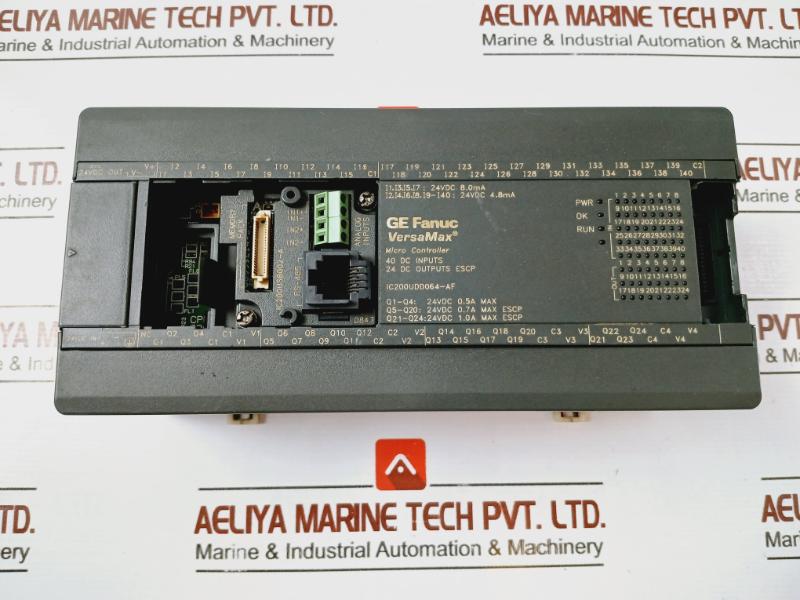 Ge Fanuc Ic200Udd064-af Versamax Micro Controller 40 Dc Inputs, Ic200Usb002-a