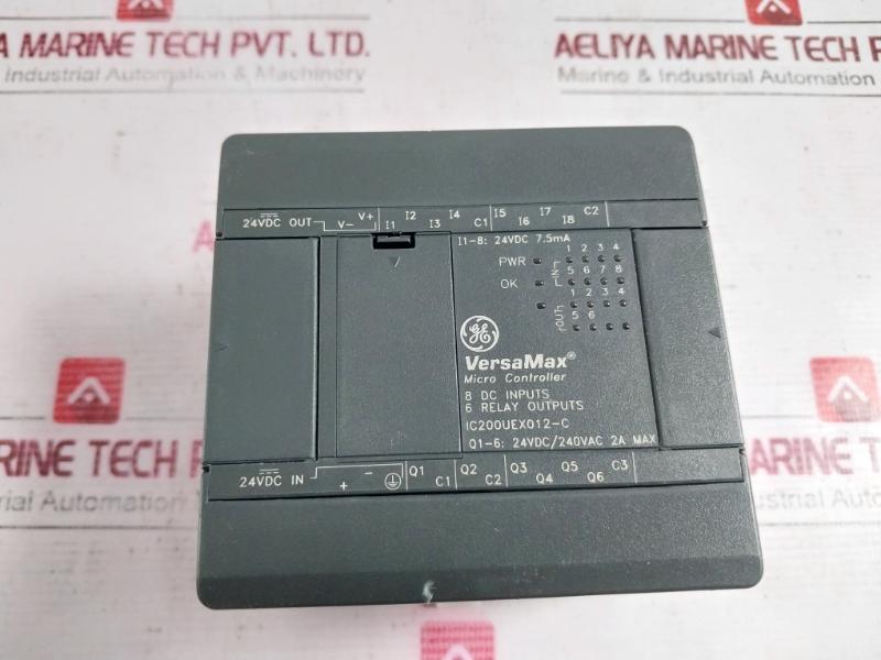 Ge Fanuc Ic200Uex012-c Ge Micro Plc Module 24Vdc/240Vac 2A Max 55C