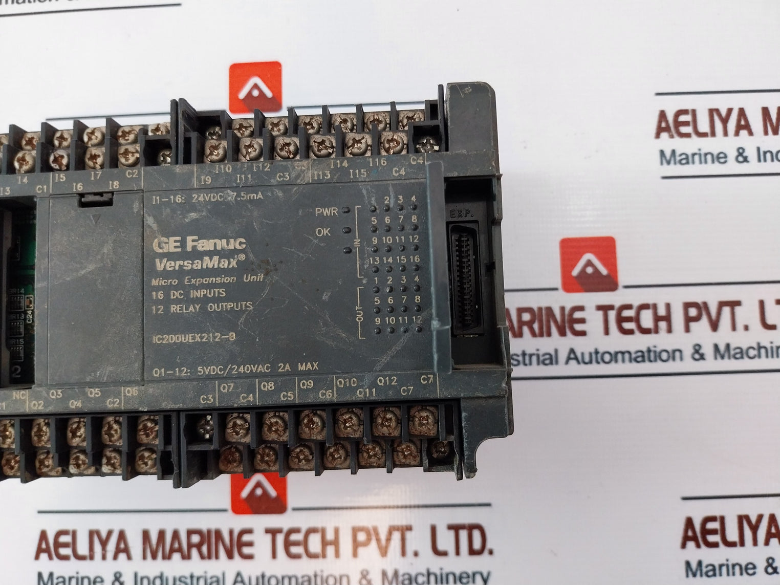 GE FANUC IC200UEX212-B Micro Expansion Unit 24VDC