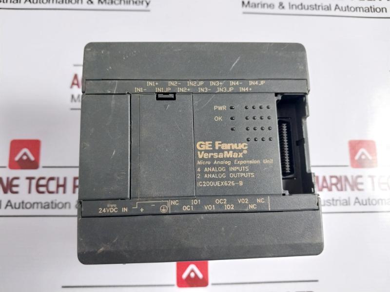 Ge Fanuc Ic200uex626-b Plc Micro Analog Expansion Unit 24vdc 07000144928
