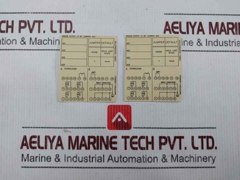 Ge Fanuc Ic200alg320b Analog Output Module 12bit 60c E157515 4ch
