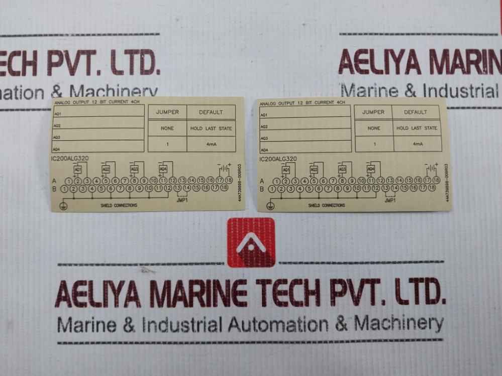 Ge Fanuc Ic200alg320b Analog Output Module 12bit 60c E157515 4ch