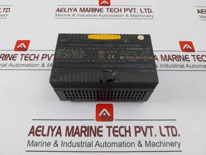 Ge Fanuc Ic200mdd841-ef High-speed Counter Module 24vdc 0.5a Per Point