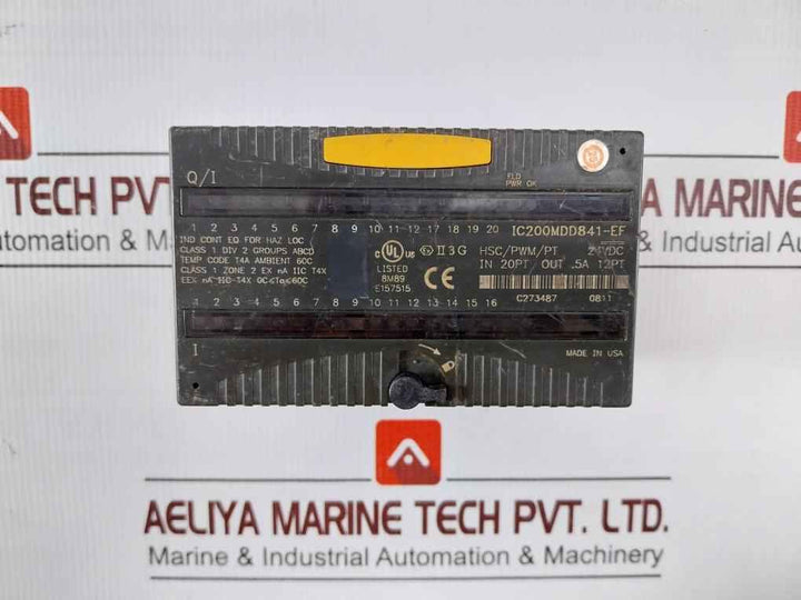 Ge Fanuc Ic200mdd841-ef High-speed Counter Module 24vdc 0.5a Per Point