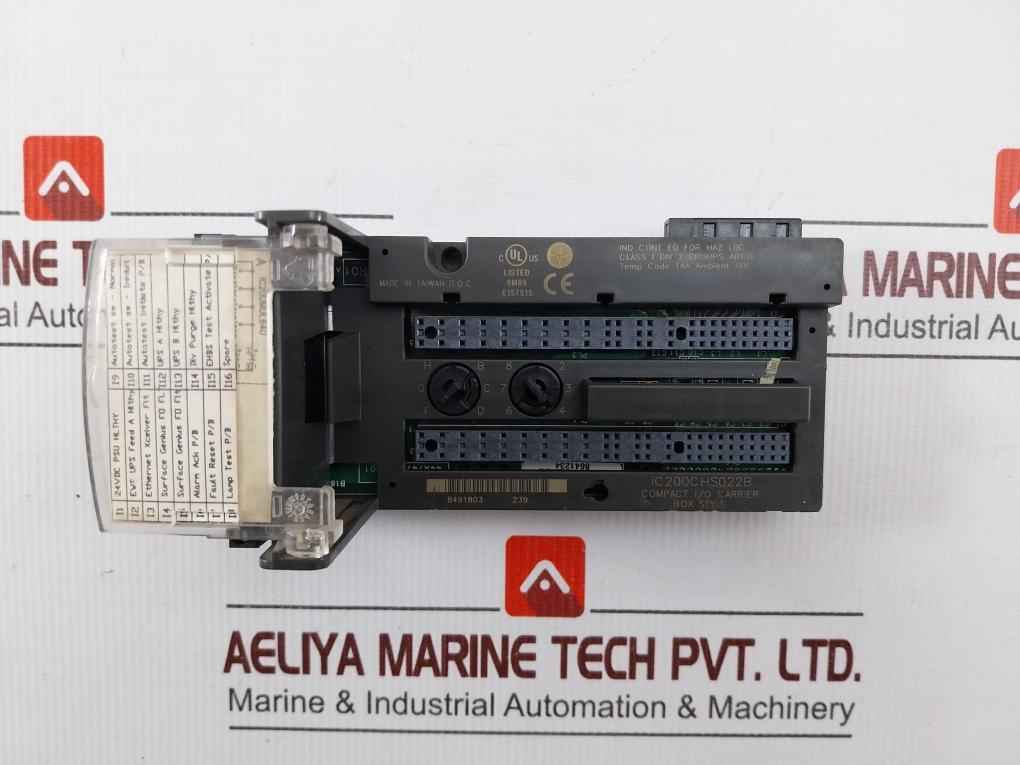 Ge Fanuc Ic200mdl640f Input Module 24vdc Eex Na Iic T4x 0c Ta 60c