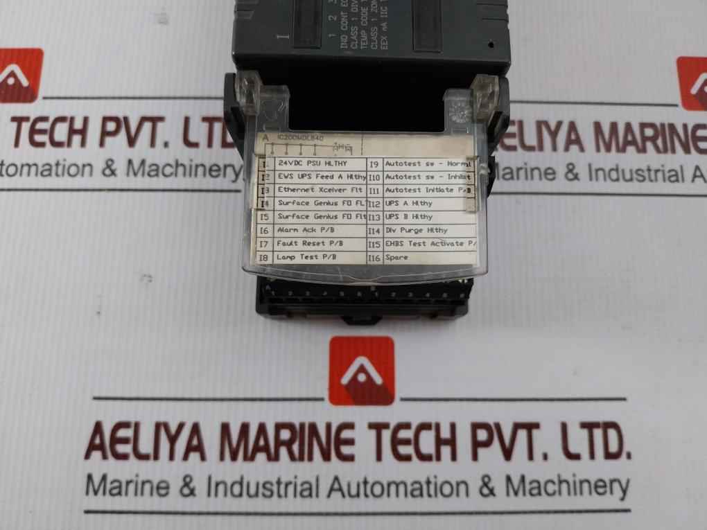 Ge Fanuc Ic200mdl640f Input Module 24vdc Eex Na Iic T4x 0c Ta 60c