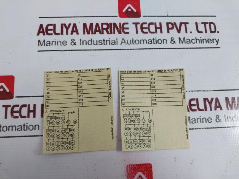 Ge Fanuc Ic200mdl741e Output Module 24vdc 16pt 0.5a