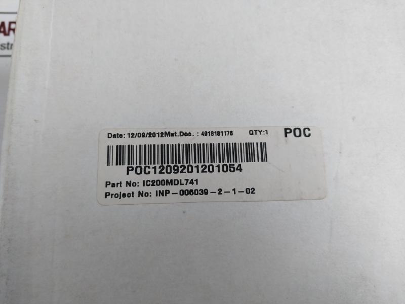 Ge Fanuc Ic200mdl741g Output Module Ic200mdl741 24vdc